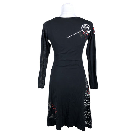 Unisex Desigual - Trikotaažist kleit, suurus 36 - Must (2)