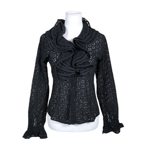 Unisex Nara Camicie - Pluus, suurus 40 - Must (1)