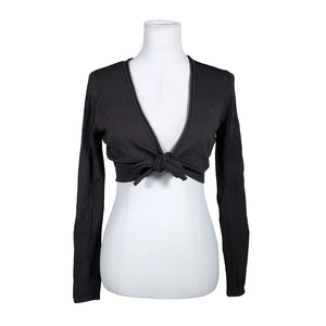 Unisex Bandolera - Kootud boolero, suurus 36 - Hall (1)