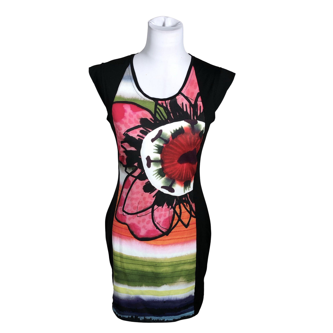 Unisex Desigual - Trikotaažist kleit, suurus 36 - Must (1)