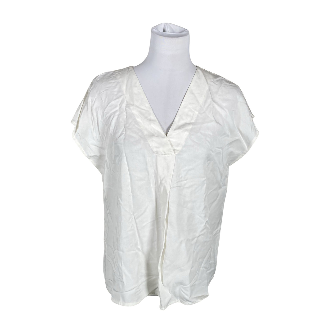 Unisex Samsoe&Samsoe - Lühikeste käistega pluus, suurus 34 - Valge (1)