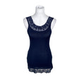 Unisex Cream - Trikotaažist topp, suurus 34 - Sinine ()