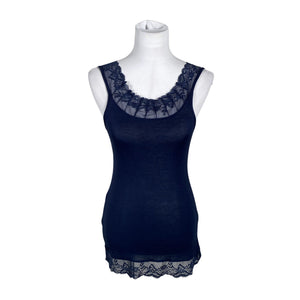 Unisex Cream - Trikotaažist topp, suurus 34 - Sinine (1)