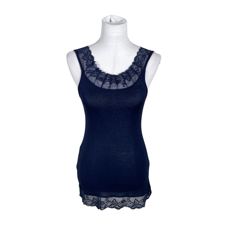 Unisex Cream - Trikotaažist topp, suurus 34 - Sinine ()