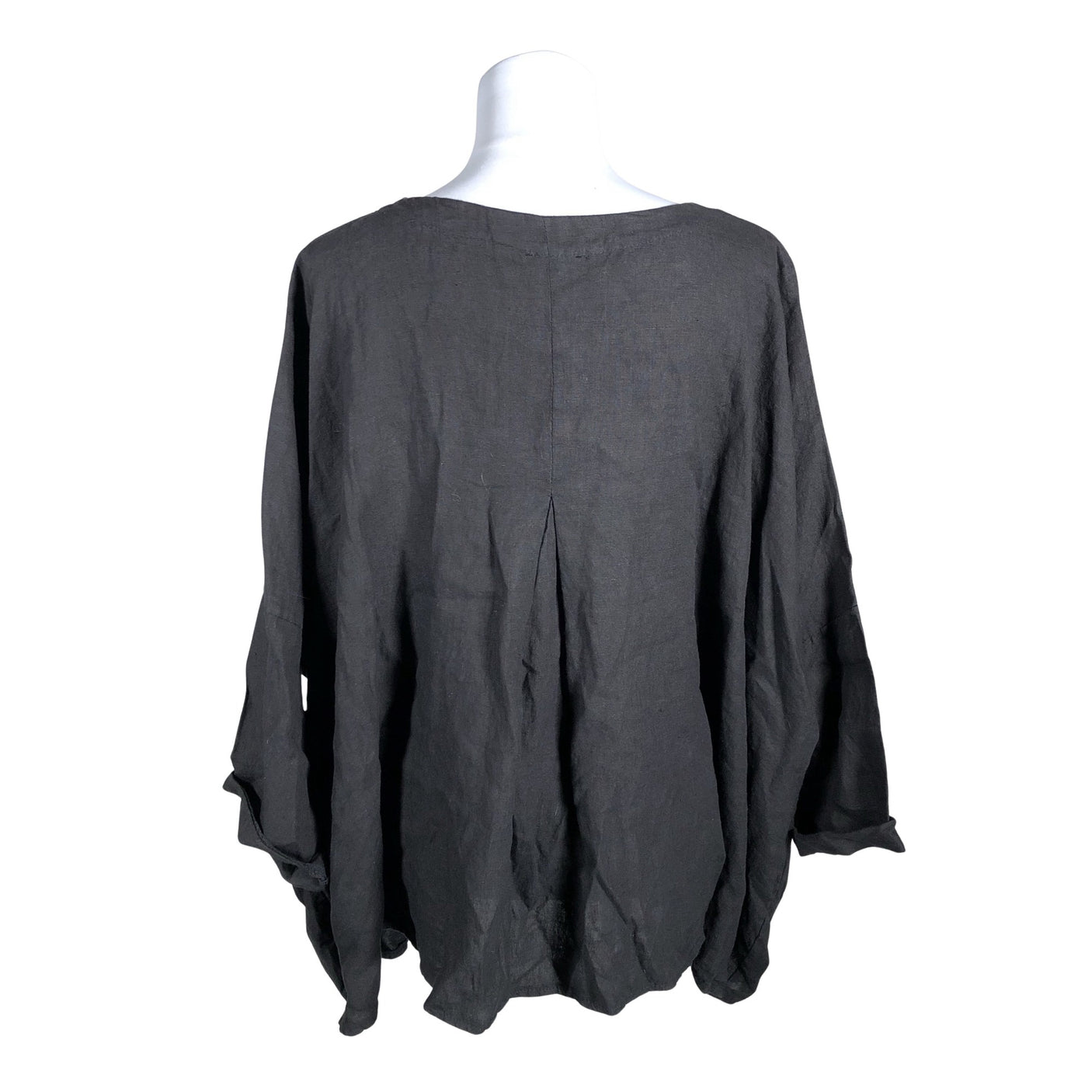 Unisex Bohemiana - Mitteveniv tuunika, suurus 40 - Must (2)