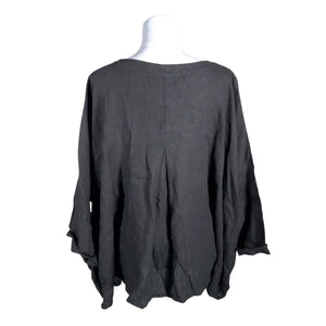 Unisex Bohemiana - Mitteveniv tuunika, suurus 40 - Must (2)
