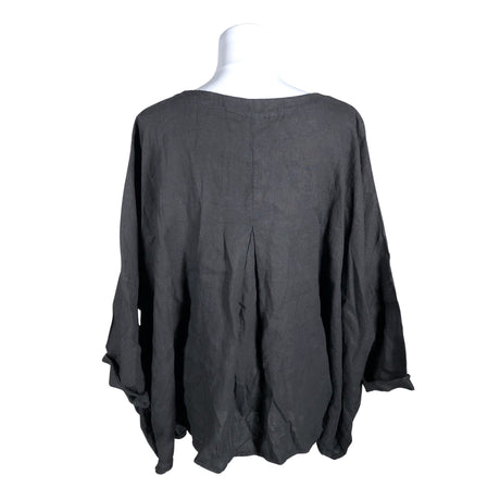 Unisex Bohemiana - Mitteveniv tuunika, suurus 40 - Must (2)