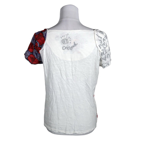Unisex Desigual - T-särk, suurus 36 - Valge (2)
