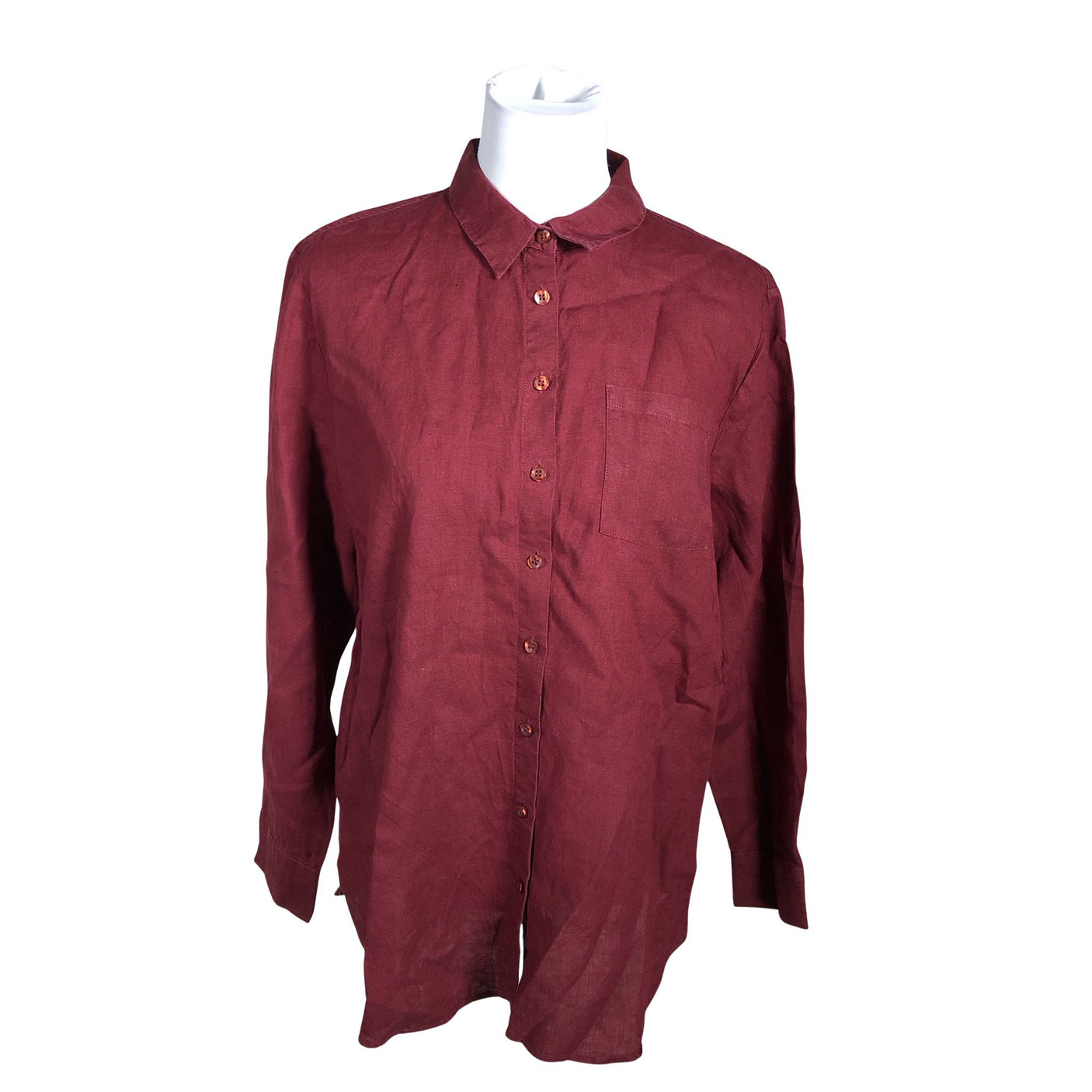 Unisex Nanso - Triiksärk, suurus 40 - Veinipunane (1)