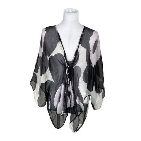 Unisex Marimekko - Lühikeste käistega pluus, suurus 38 - Must ()