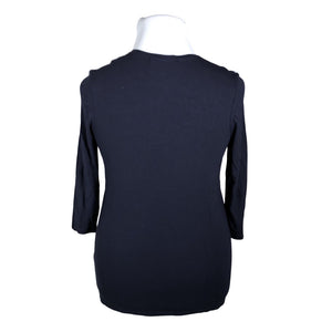 Unisex Betty Barclay - Trikotaažist pluus, suurus 44 - Sinine (2)