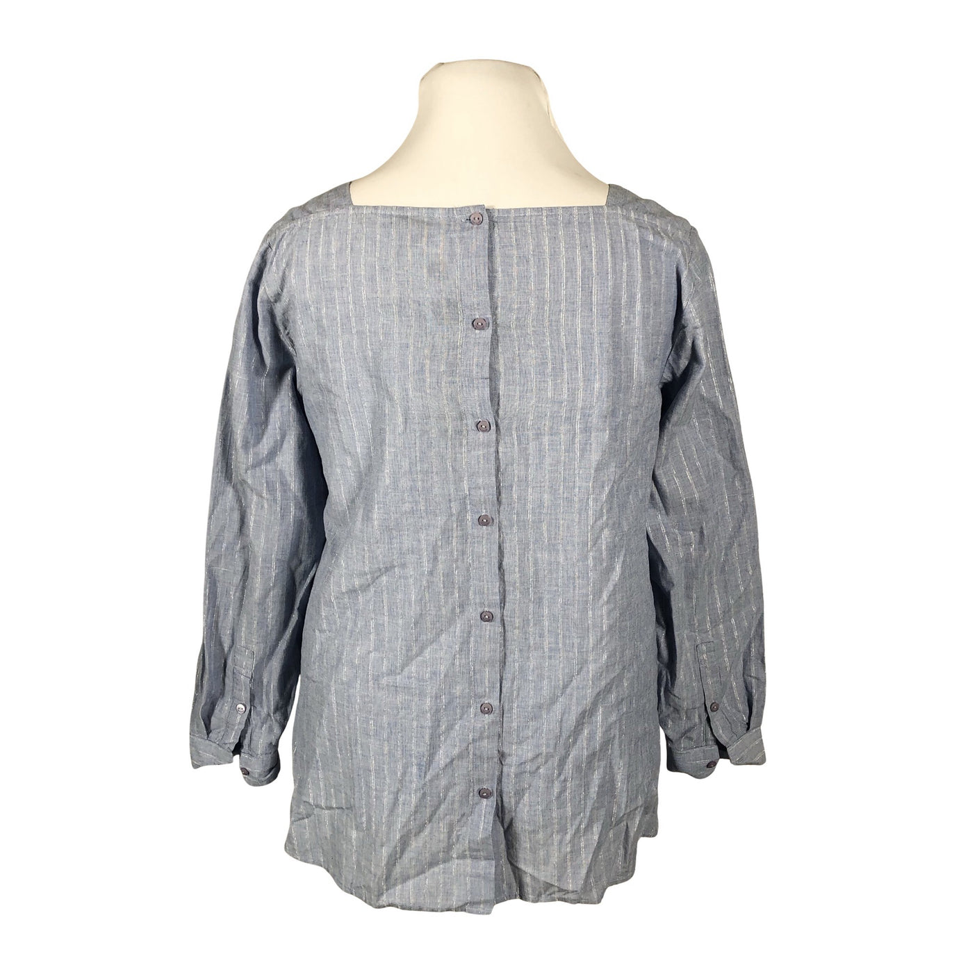 Unisex Tom Tailor - Mitteveniv tuunika, suurus 42 - Helesinine (2)