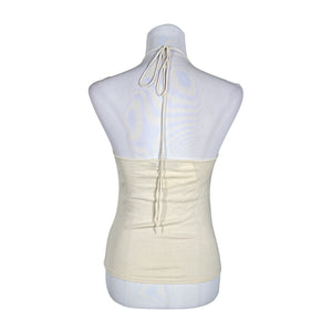 Unisex Mexx - Trikotaažist topp, suurus 40 - Beige (2)