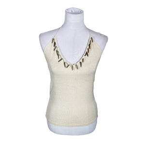 Unisex Mexx - Trikotaažist topp, suurus 40 - Beige (1)