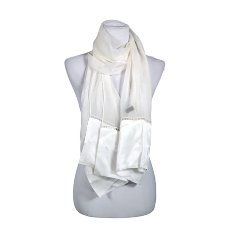 Unisex L'asessor - Õhuke sall, suurus Midi - Valge ()