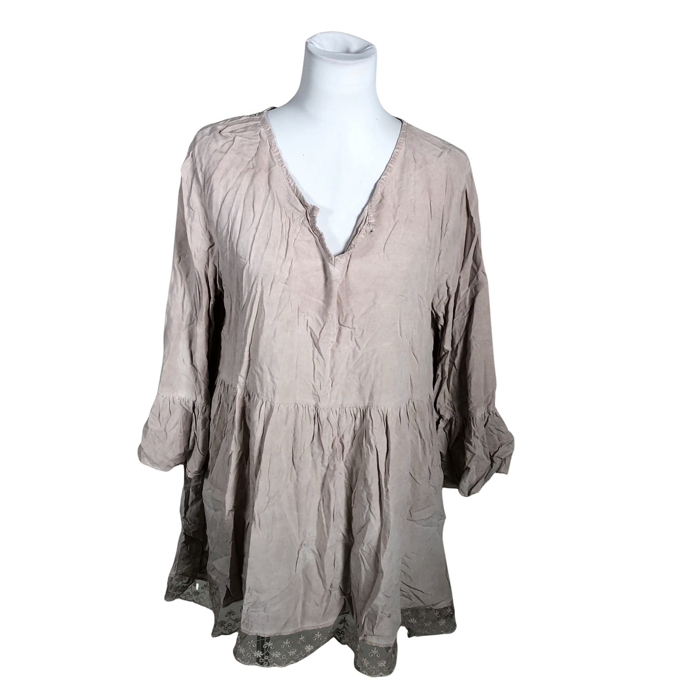 Unisex Bohemiana - Mitteveniv kleit, suurus 38 - Heleroosa (1)