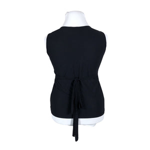 Unisex Bleu Blanc Rouge - Trikotaažist topp, suurus 44 - Must (2)