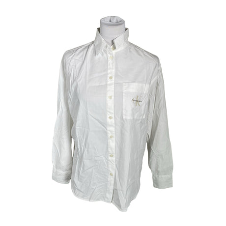 Unisex Calvin Klein Jeans - Pluus, suurus 34 - Valge ()