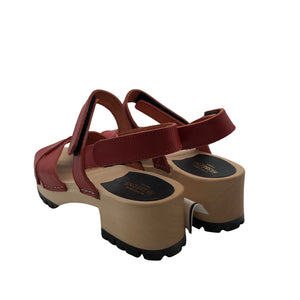Unisex Swedish Hasbeens - Rihmikud, suurus 38 - Punane (2)