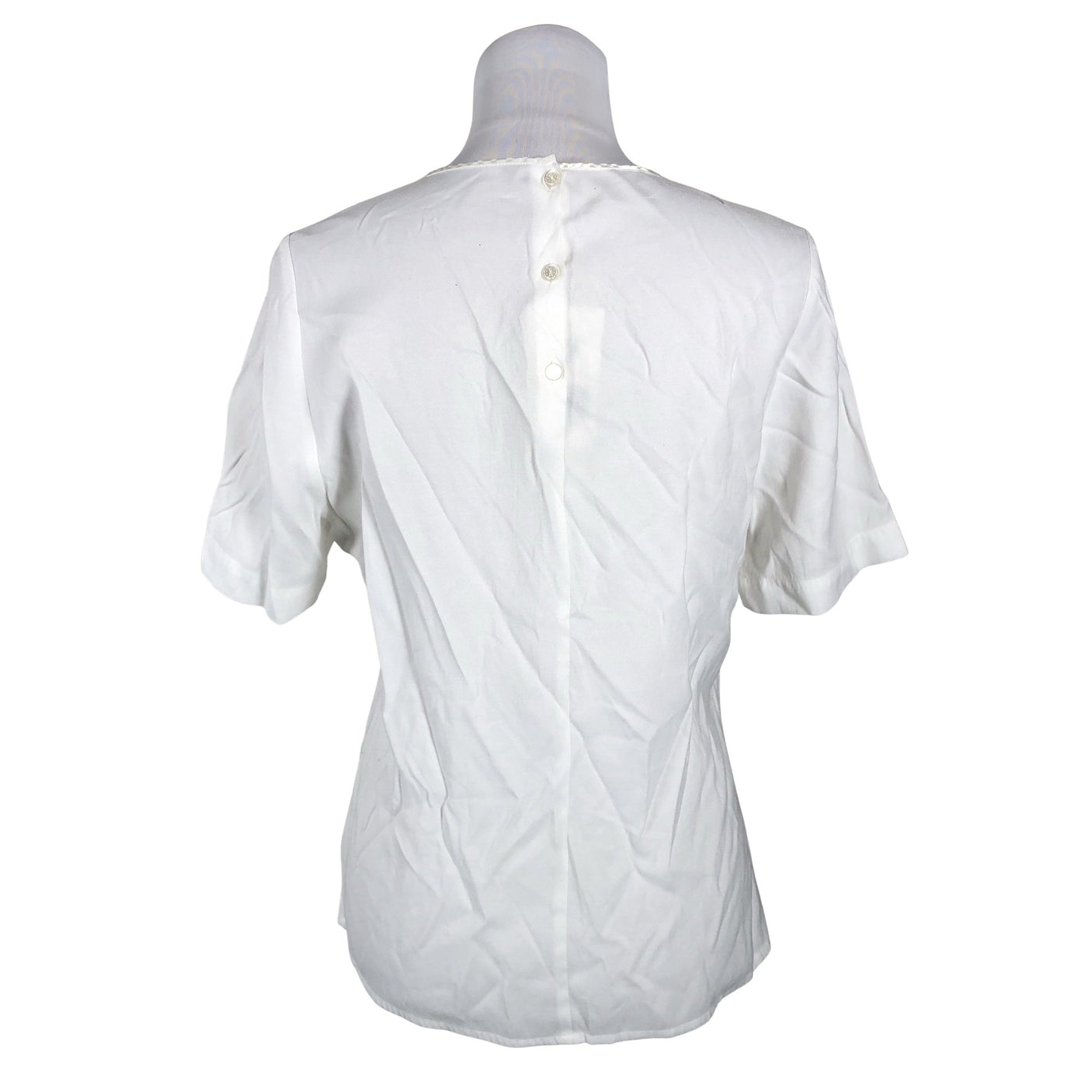 Unisex Kellermann - Lühikeste käistega pluus, suurus 40 - Valge (2)