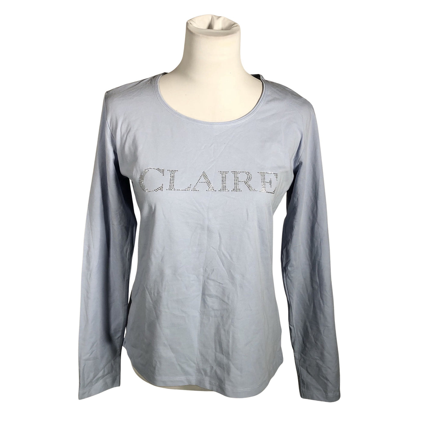 Unisex Claire.dk - Trikotaažist pluus, suurus 40 - Helesinine (1)