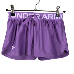 Unisex Under Armour - Lühikesed spordipüksid, suurus 134 - 140 - Lilla (1)