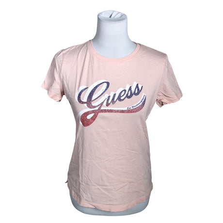 Unisex Guess - T-särk, suurus 38 - Heleroosa ()
