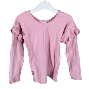 Unisex Gugguu - Trikotaažist pluus, suurus 116 - 122 - Heleroosa (1)