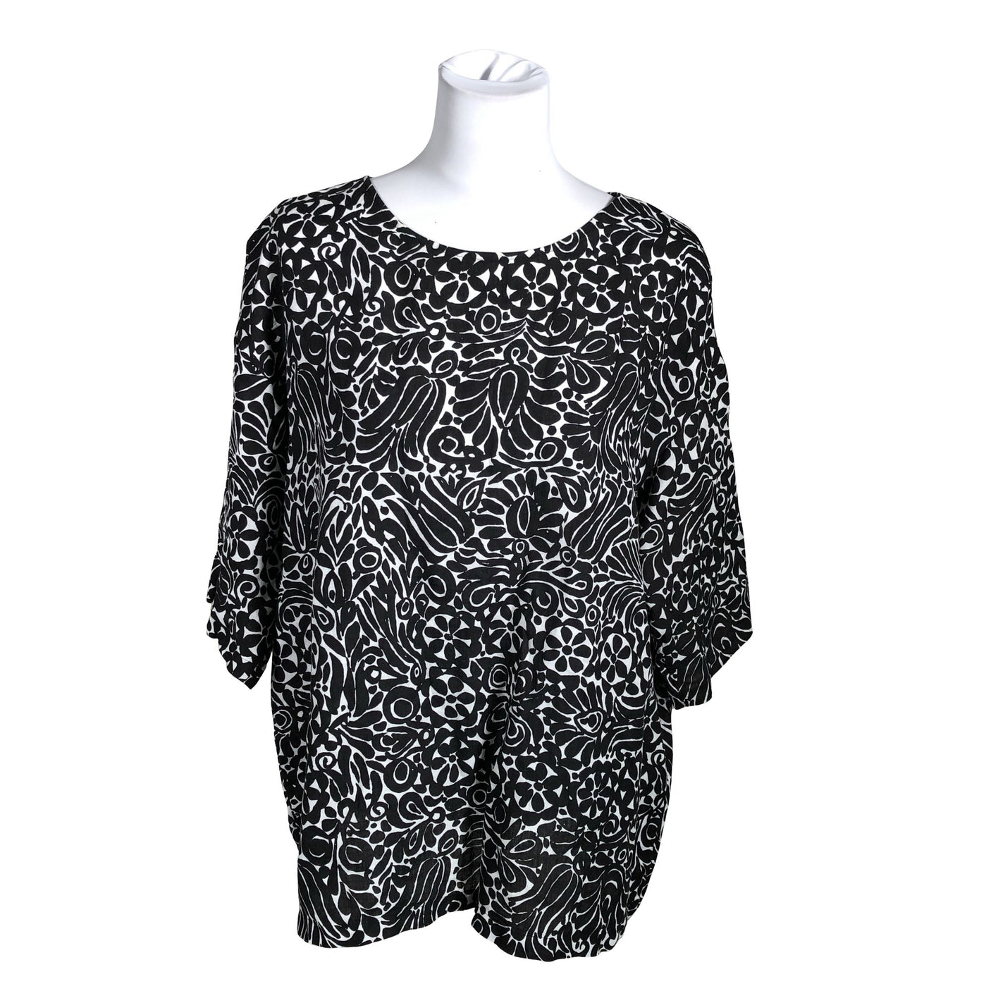 Unisex Marimekko - Mitteveniv tuunika, suurus 38 - Must (1)