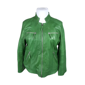 Unisex Ajaton - Nahktagi, suurus 50 - Roheline (1)