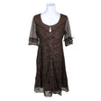 Unisex Cream - Mitteveniv kleit, suurus 38 - Pruun ()