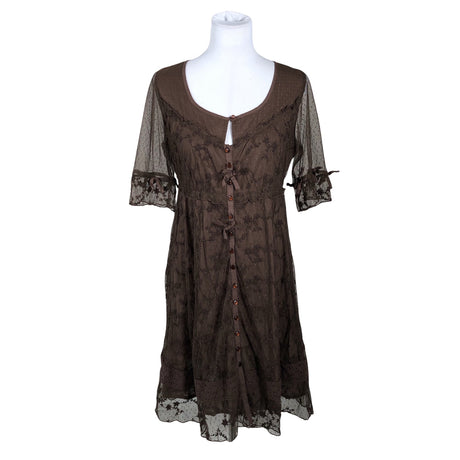 Unisex Cream - Mitteveniv kleit, suurus 38 - Pruun ()