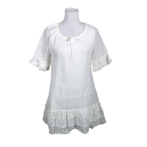 Unisex Cream - Mitteveniv kleit, suurus 38 - Valge (1)