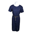 Unisex Caroline - Mitteveniv kleit, suurus 40 - Sinine ()