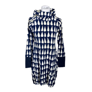 Unisex Taimi - Dressikangast kleit, suurus 38 - Sinine (1)