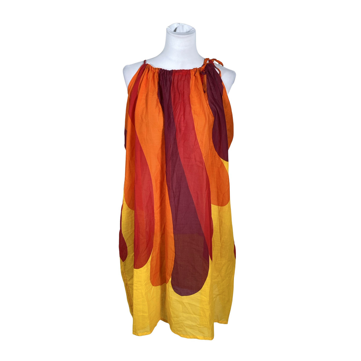 Unisex Marimekko - Mitteveniv kleit, suurus 38 - Oranž (1)