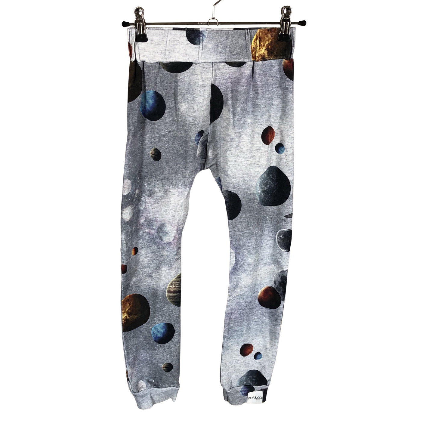 Unisex Pop & Co Helsinki - Dressikangast püksid, suurus 122 - 128 - Hall (1)