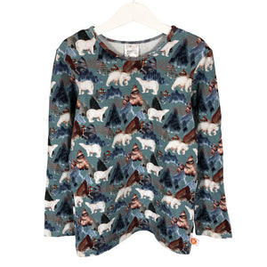 Unisex Paapero - Dressikangast pluus, suurus 146 - 152 - Sinine (1)
