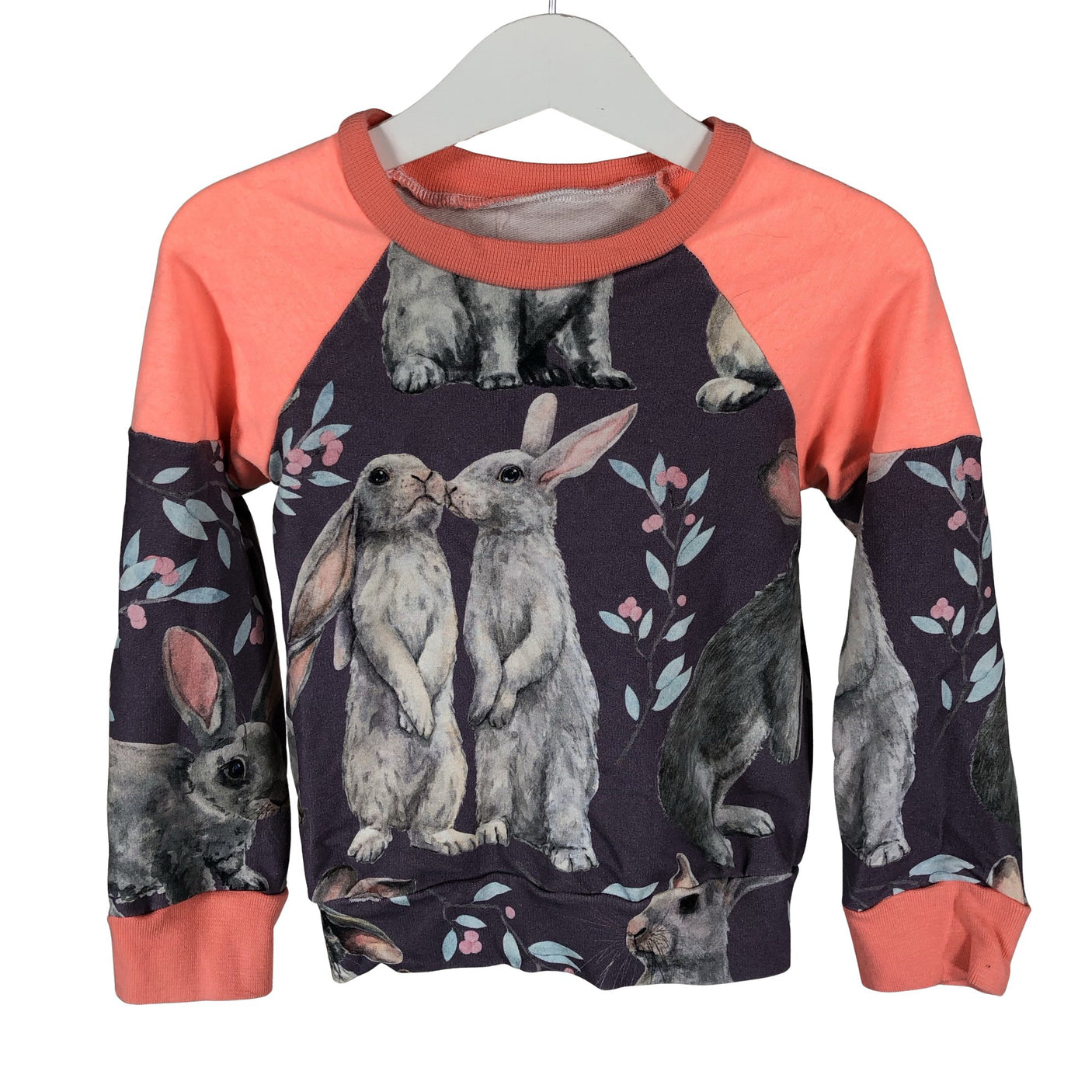 Unisex Handmade - Trikotaažist pluus, suurus 98 - 104 - Lilla (1)