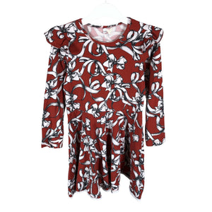 Unisex Handmade - Trikotaažist kleit, suurus 98 - 104 - Punane (1)