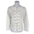 Unisex Jackpot - Kardigan, suurus 38 - Valge ()