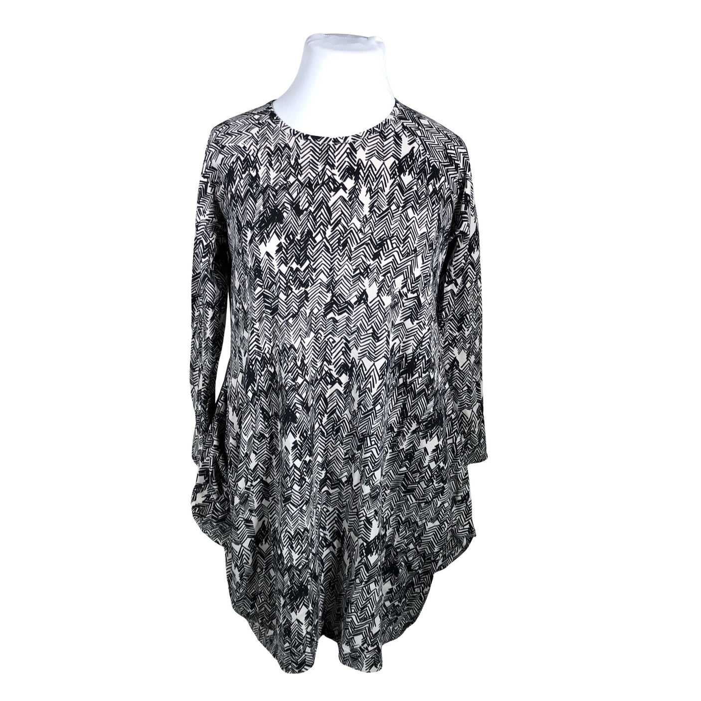 Unisex Papu - Trikotaažist kleit, suurus 42 - Must (1)