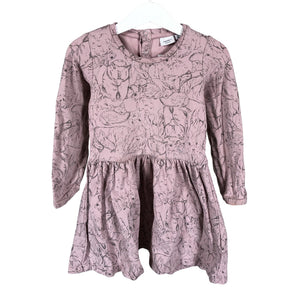 Unisex Name It - Dressikangast kleit, suurus 98 - 104 - Heleroosa (1)
