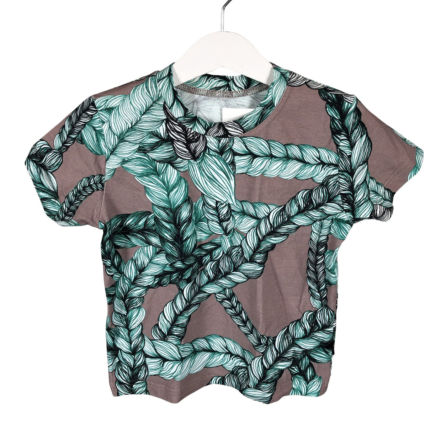 Unisex Handmade - T-särk, suurus 98 - 104 - Hall (1)