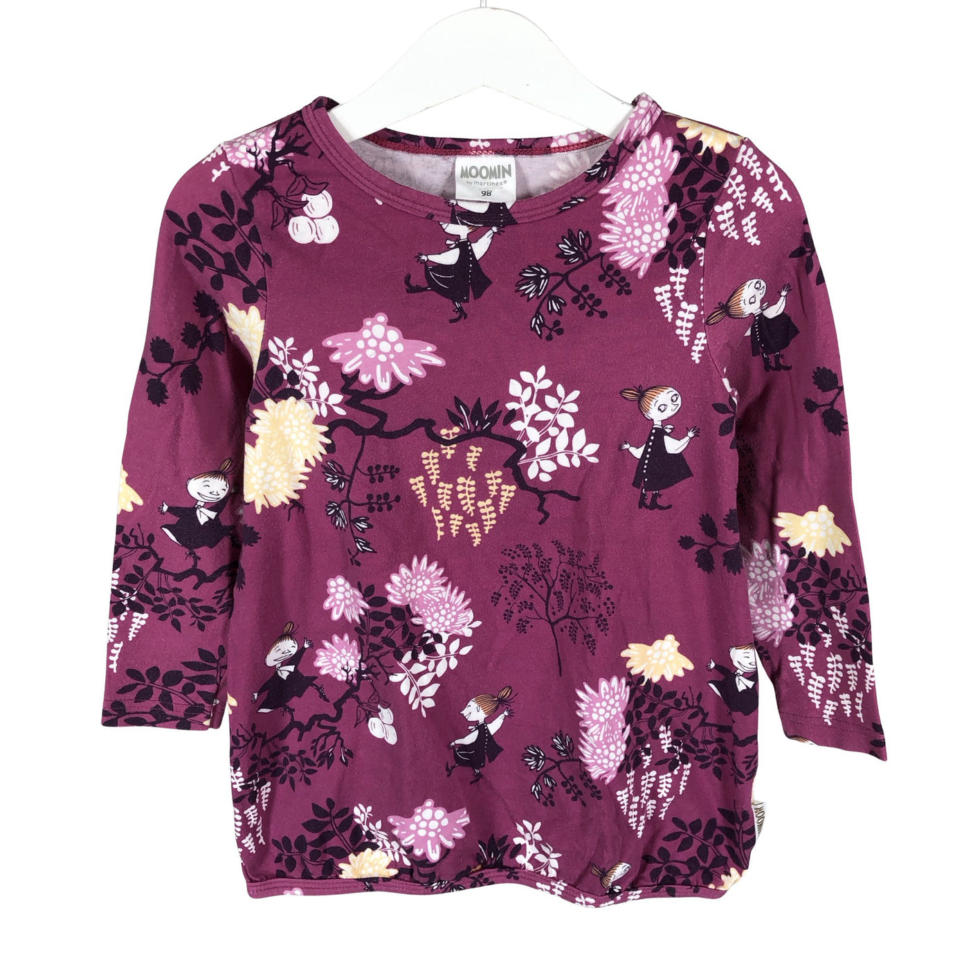 Unisex Moomin by Martinex - Trikotaažist tuunika, suurus 92 - 98 - Lilla (1)