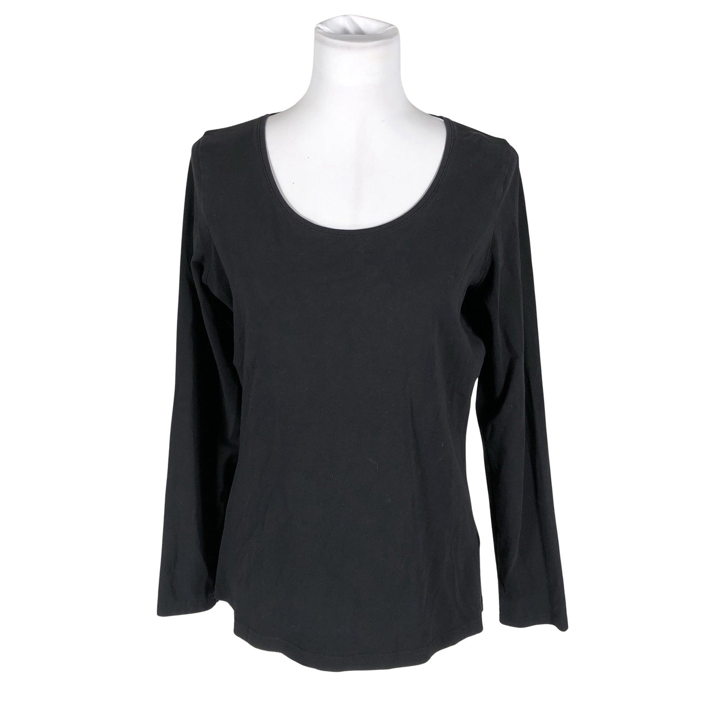 Unisex Lindex - Trikotaažist pluus, suurus 40 - Must (1)