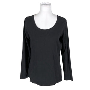 Unisex Lindex - Trikotaažist pluus, suurus 40 - Must (1)