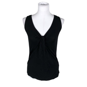 Unisex s.Oliver - Trikotaažist topp, suurus 34 - Must (1)
