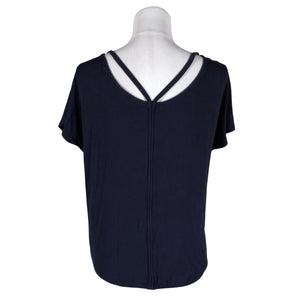 Unisex s.Oliver - Trikotaažist pluus, suurus 36 - Sinine (2)