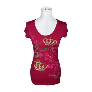 Unisex Guess - T-särk, suurus 38 - Roosa (1)